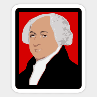 john adams Sticker